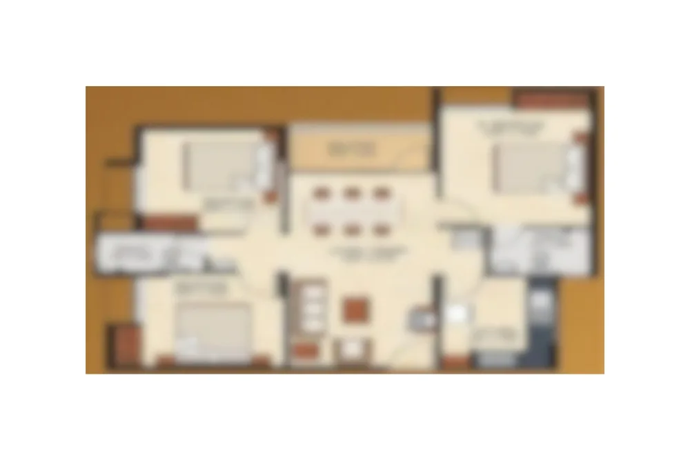 3 BHK Floor Plan